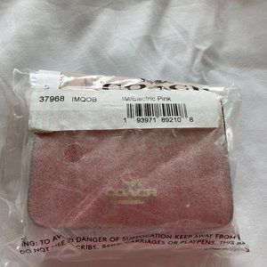 Brand New Coach Trifold Wallet Electric Pink
